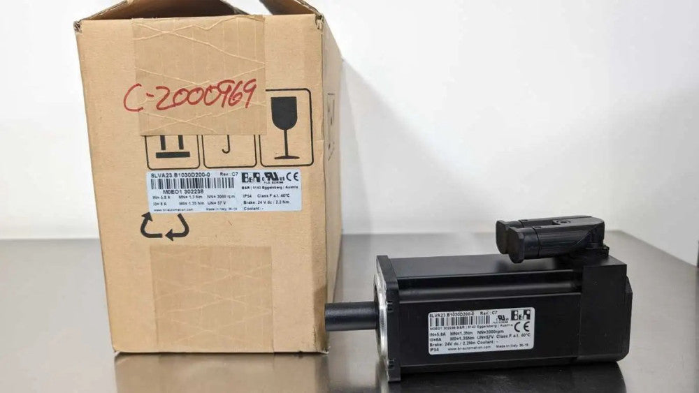 B&R 8LVA23.B1030D200-0 Synchronous Motor Rev C7 3000 RPM