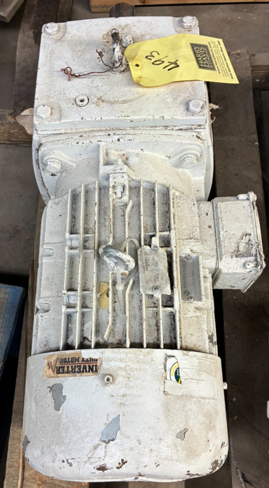 BRANDON & CLARK INVERTER DUTY MOTOR PVEW 4911 WITH UNBRANDED GEAR BOX