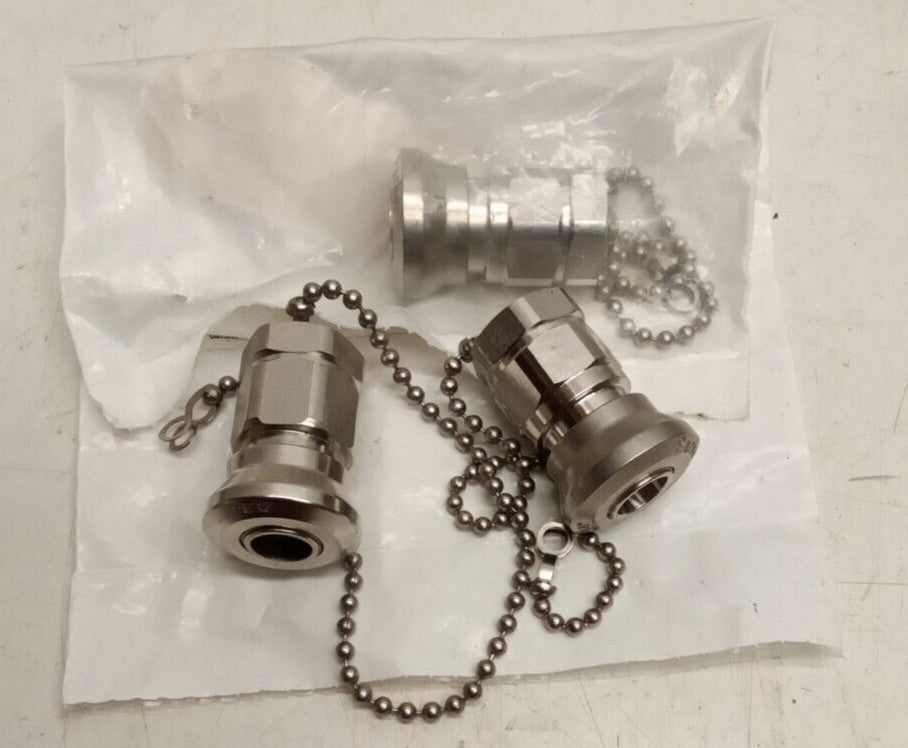Parker VP-Q6V-SSP Instrumentation Quick Coupling Nipple Protector (Lot Of 3)