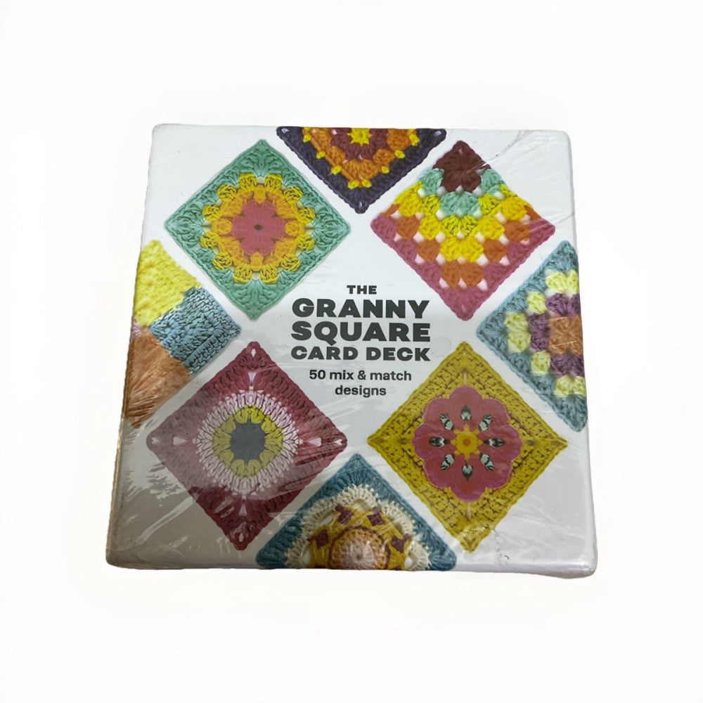 The Granny Square Card Deck 50 Mix & Match Designs, Square Card Deck Crochet VZ