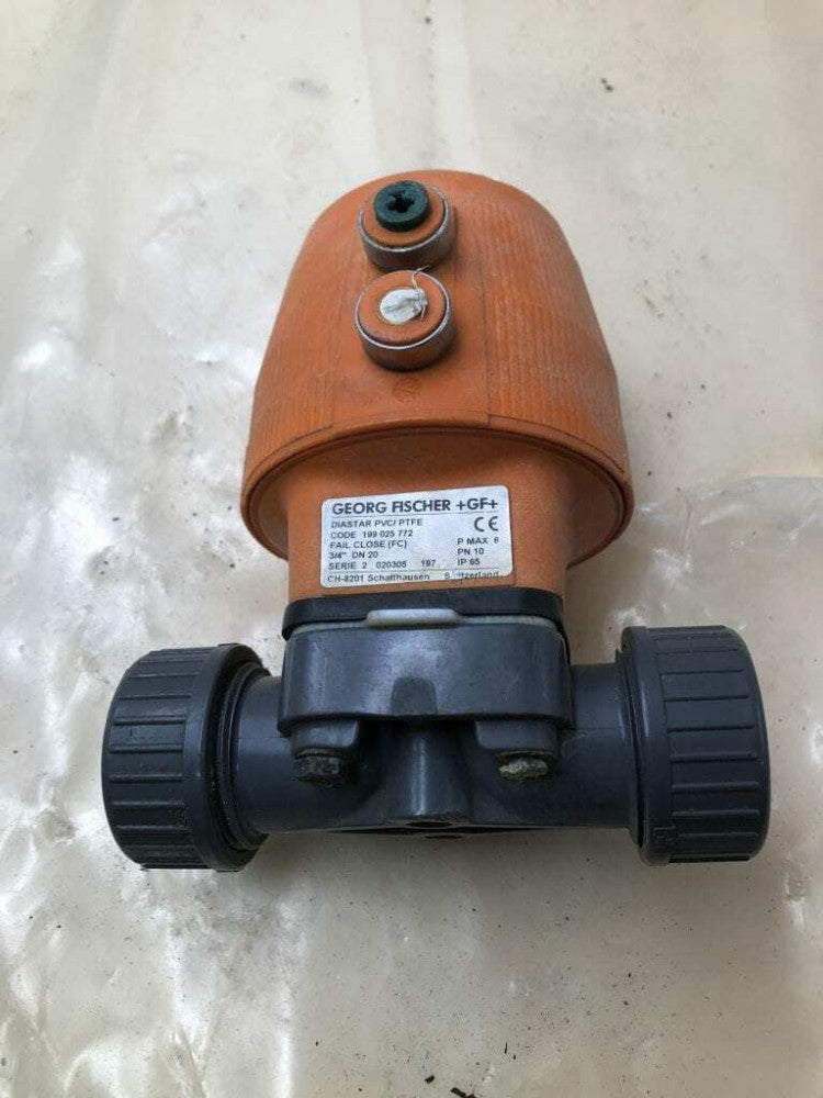 George Fischer 199-025-772 3/4" DIASTAR Pneumatically Actuated Diaphragm Valve