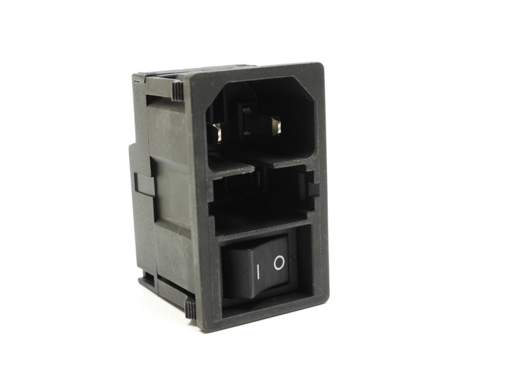 Schurter Power Entry Module 10A C18 Fuse Switch Snap-In KM00.2105.11