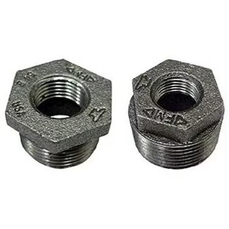 Anvil 0318907524 Hex Bushing Hex Bushing, 1-1/2" X 1/2" Pipe, Mnpt X Fnpt, Cast