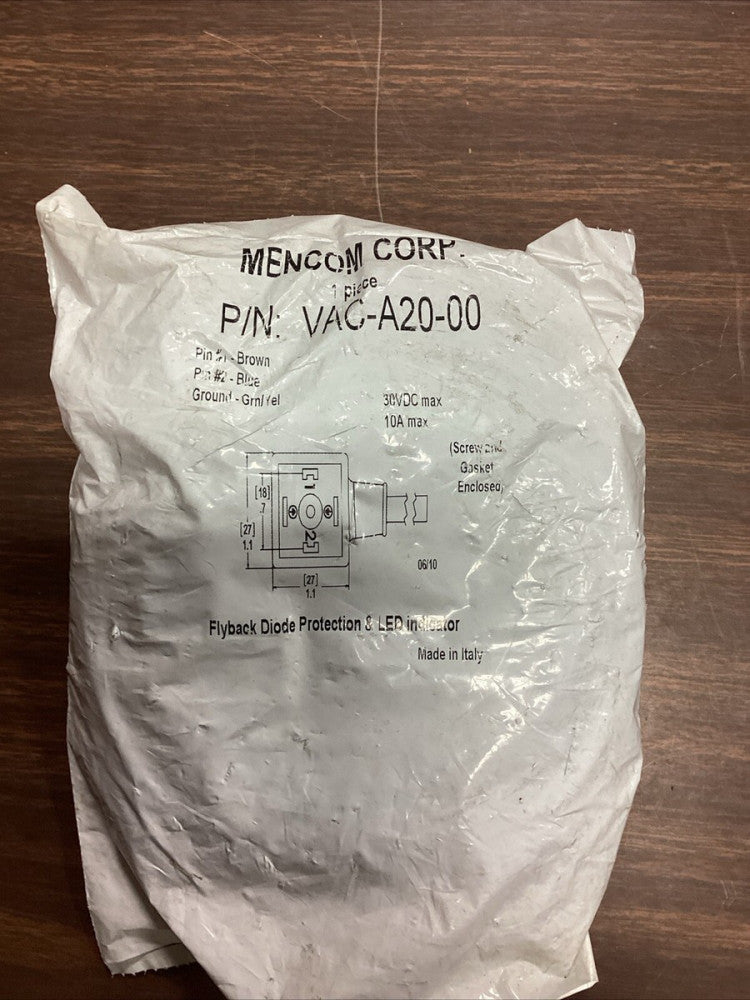 Mencom VAC-A20-00 Fly back diode protection
