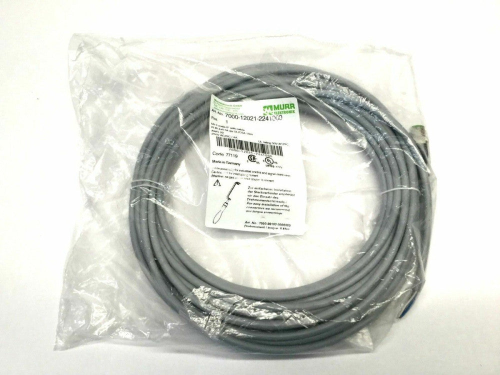 Murr Elektronik 7000-12021-2241000 M12 Male Cable AWG 22