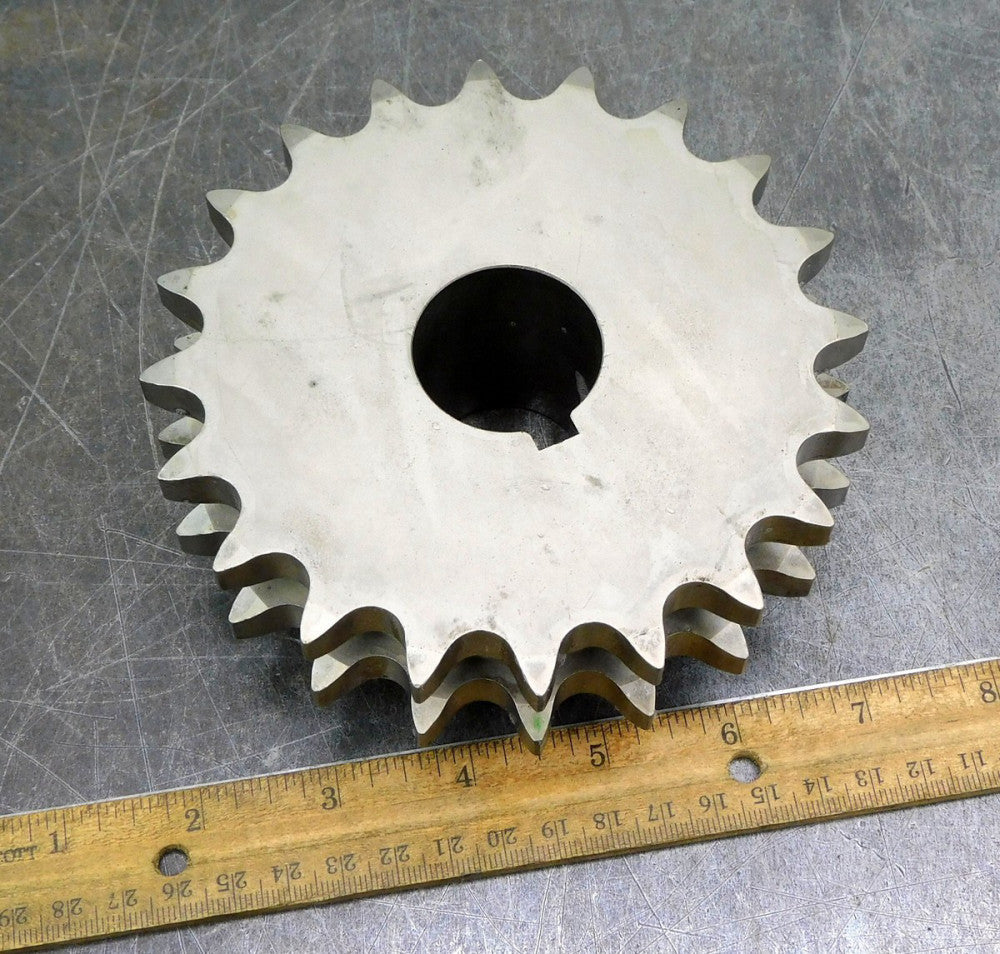 Martin D60B20H Double Roller Chain Sprocket #60 20 Teeth 1-3/8" Bore