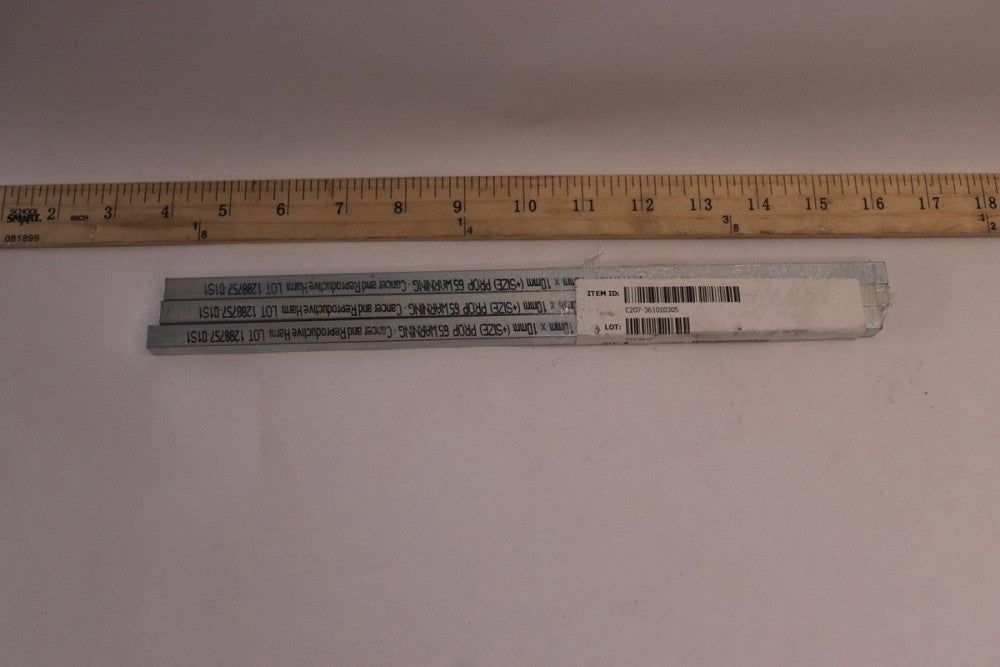 MSC Oversized Key Stock Steel Zinc-Plated 12" Long C207-361010305
