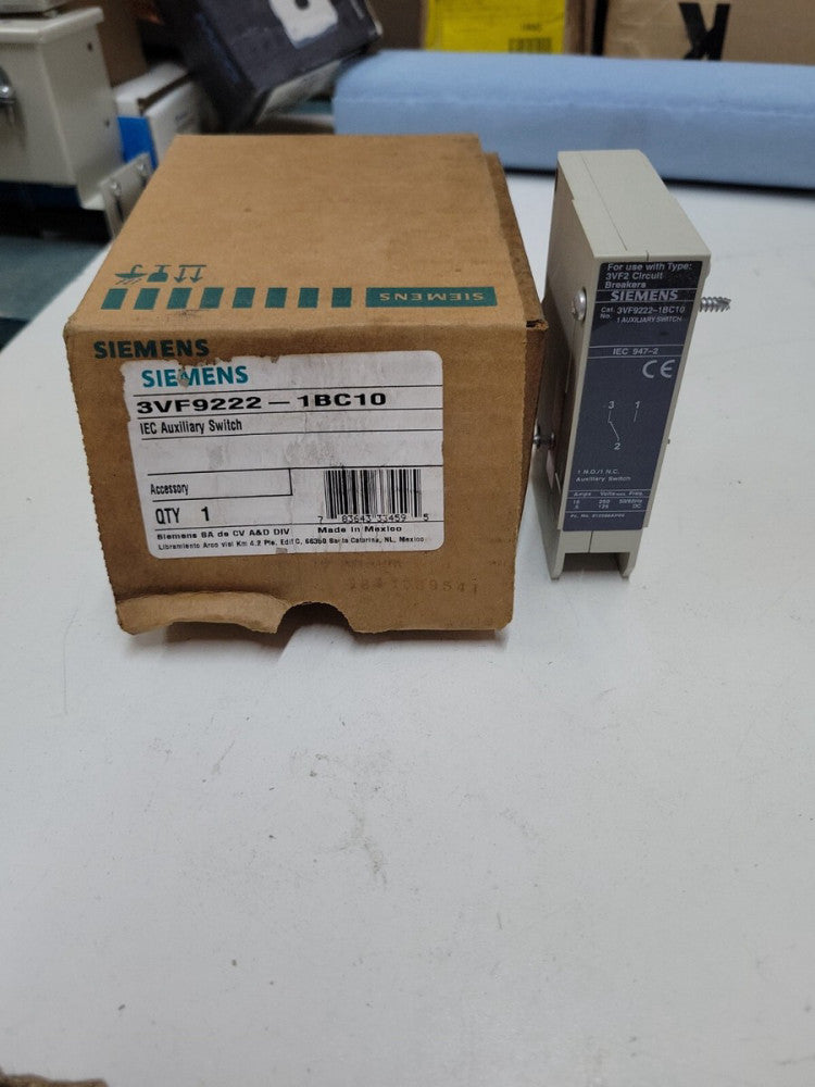 NEW OLD STOCK! SIEMENS 3VF9222-1BC10 IEC AUXILIARY SWITCH
