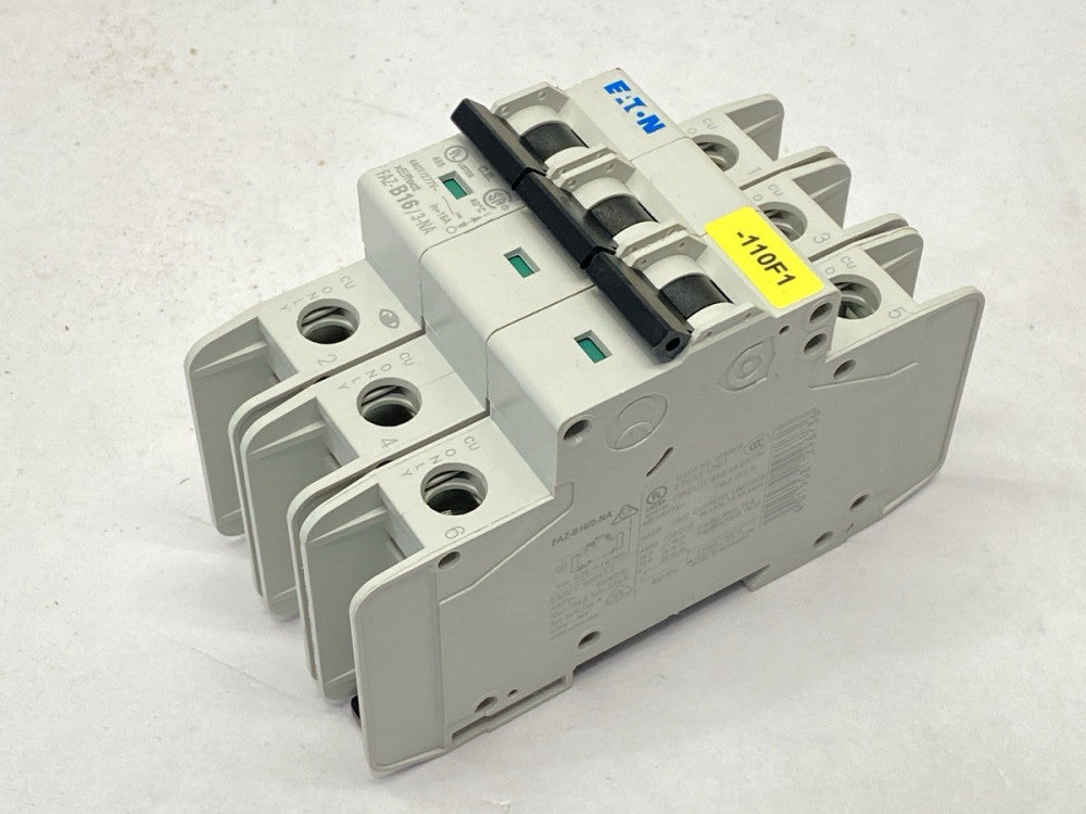Eaton FAZ-B16/3-NA Miniature Circuit Breaker 3P 16A 277/480V