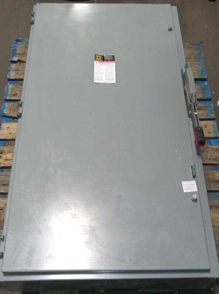 NEW SQUARE D HU365N 400 AMP SAFETY SWITCH DISCONNECT 3 POLE NON-FUSED 600 VAC/DC