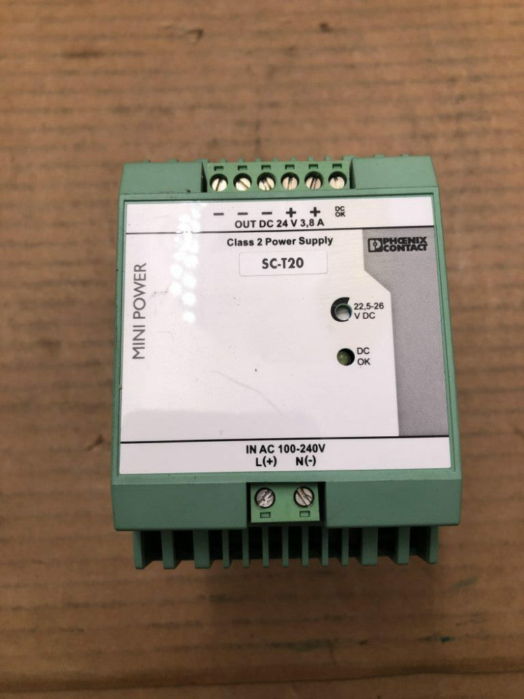 Phoenix Contact MINI-PS-100-240AC/24DC/C2LPS Power Supply 100-240VAC 90-350V 24V