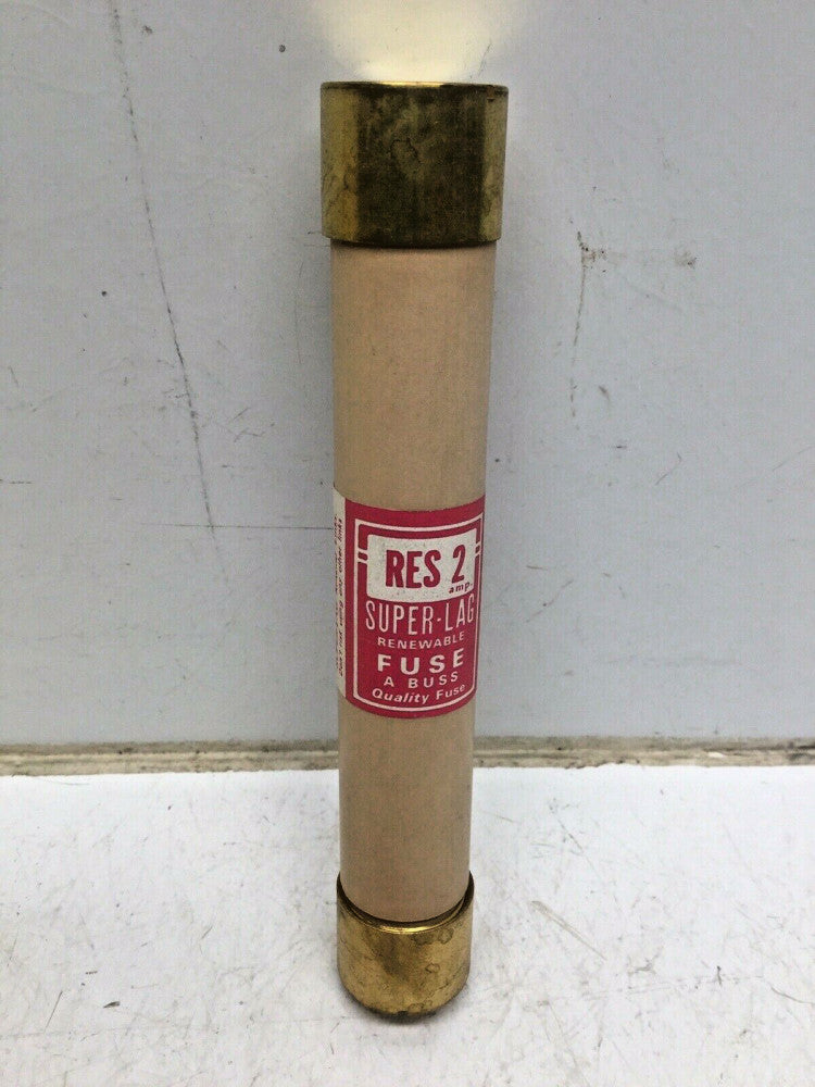 Cooper Bussmann RES 2 SUPER LAG RENEWABLE FUSE 2 AMP