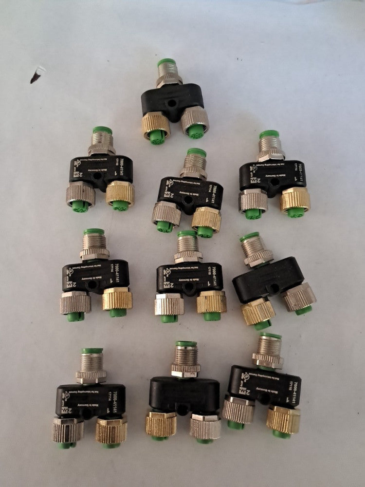 10 PC MURR ELEKTRONIK 7000-41141-0000000 5-POLE T-COUPLER NEW OPEN BOX LOT OF 12