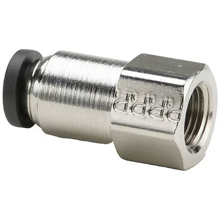 Parker 66Plp-5/32-2 Push-To-Connect Fitting, Brass, Silver