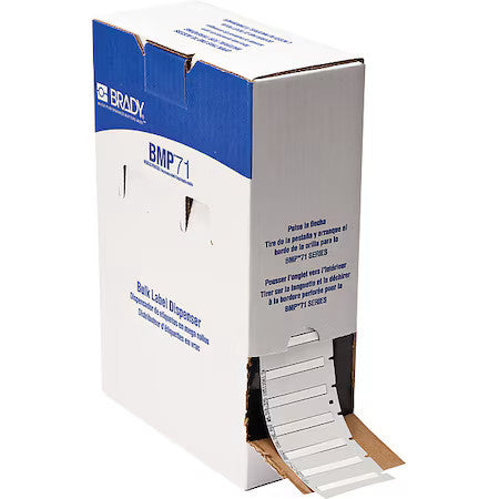 Brady Bm-125-175-342 Sleeve,1 3/4 In W,15/64 In H,Die-Cut