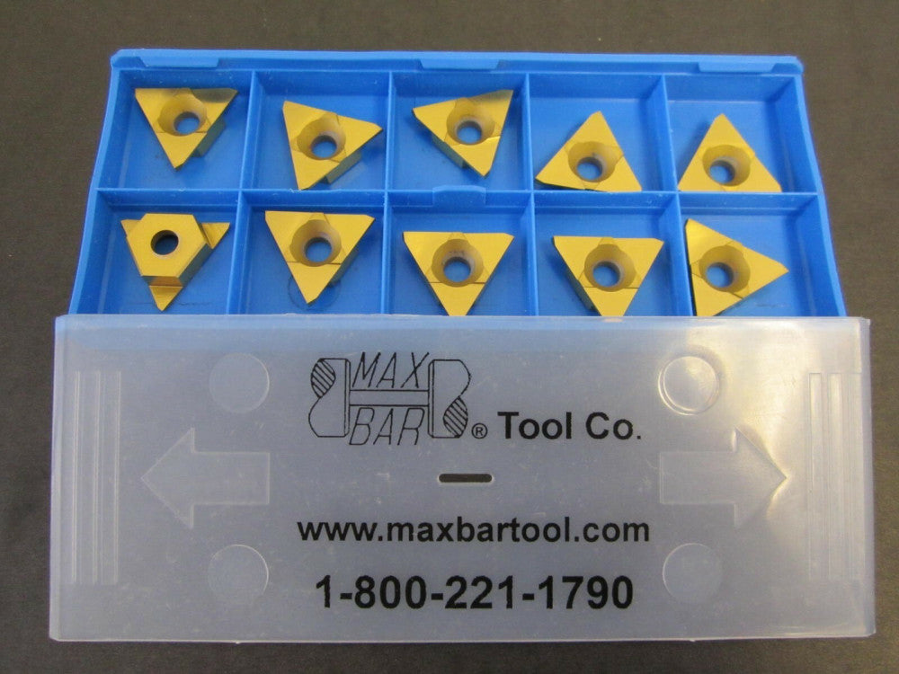 Max-Bar Tool Co. TCOR-4203 C-2T Carbide Indexable Inserts Pack Of 10