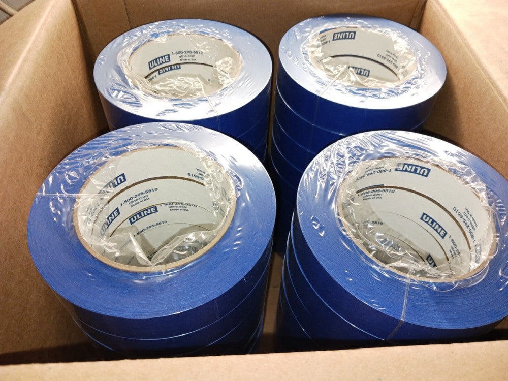 NEW ULINE S-13752 PAINTER'S MASKING TAPE 1" X 60 YDS  36 ROLLS TOTAL
