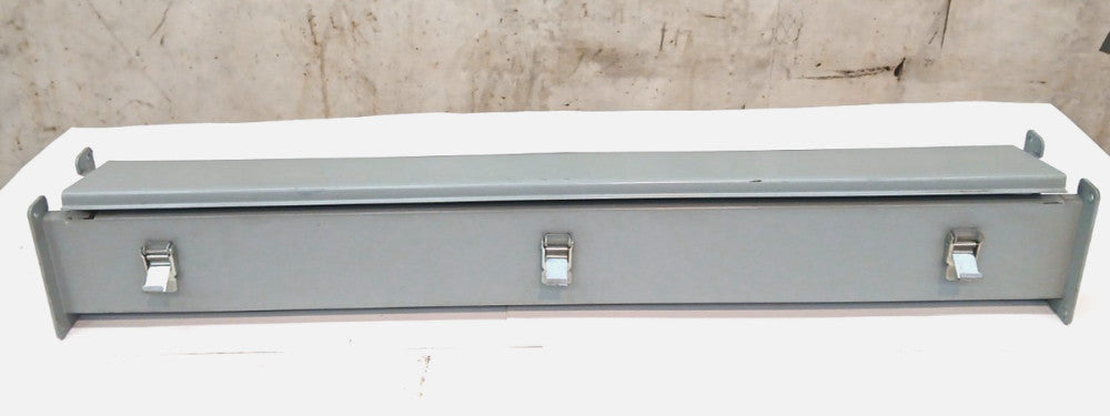 HOFFMAN F44L36 LAY-IN NEMA TYPE 12 WIREWAY STRAIGHT SECTION 4" X 4" X 36" STEEL