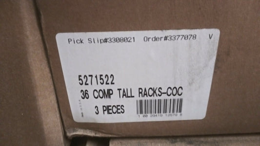 (1 BOX OF 3)NEW Vollrath Signature Full-Size Beige 36-Compartment 5 11/16" Tall