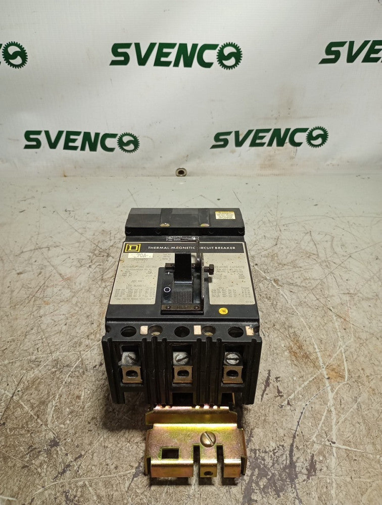 Square D Thermal-Magnetic Circuit Breaker 70A 480V 3Pole AC FC34070