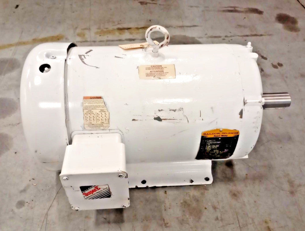Baldor EM3714T Used Electric Motor 3ph 10hp 1770rpm 208-230/460V 37H244S518G3