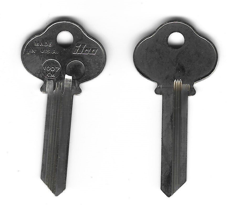 Ilco 1007KM  Sargent 6 Pin Key Blank same as Original 6270LN