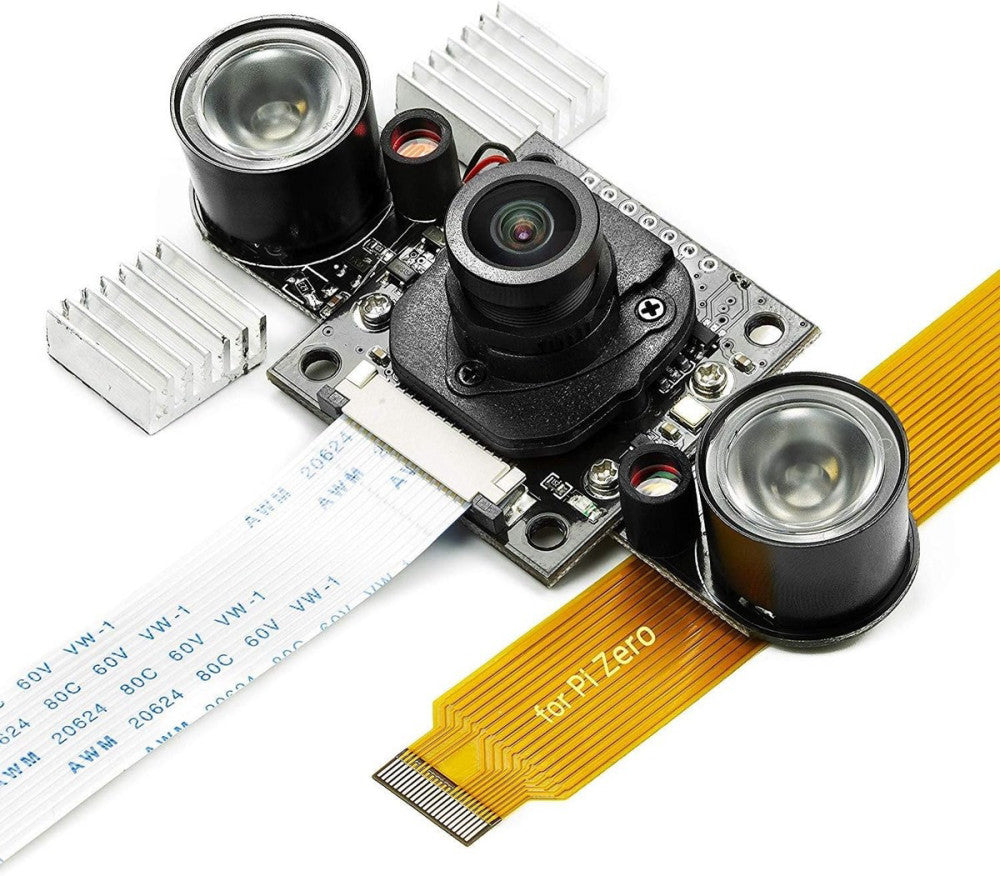 130° (D) × 100° (H), IR-CUT filter, Day & Night Vision Camera...