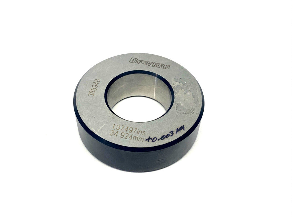 Bowers 386948 Bore Gauge Ring 1.37497ins 34.924mm +0.003mm