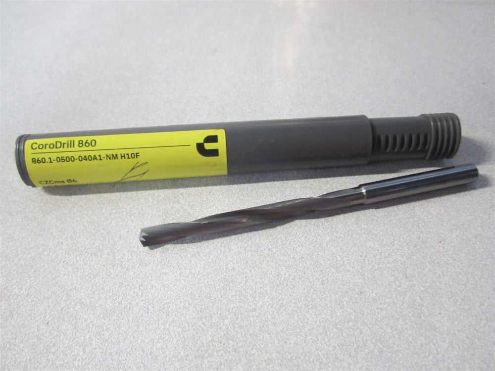 Sandvik (6253765) 5.00 mm x 3.8976" OAL Solid Carbide Jobber Drill Bity 