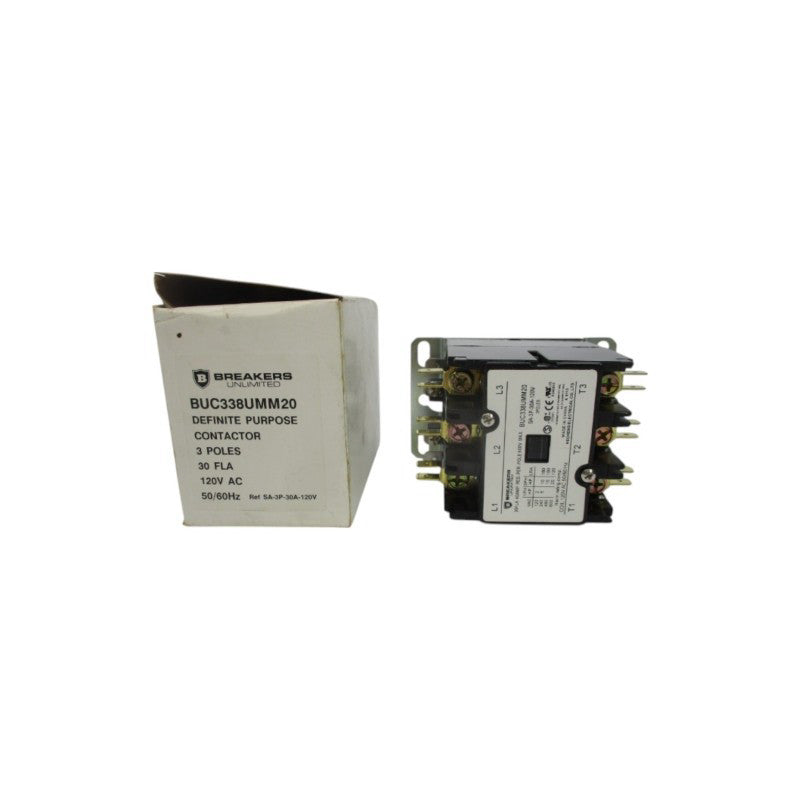 BREAKERS UNLIMITED BUC338UMM20 120VAC 30A NSMP