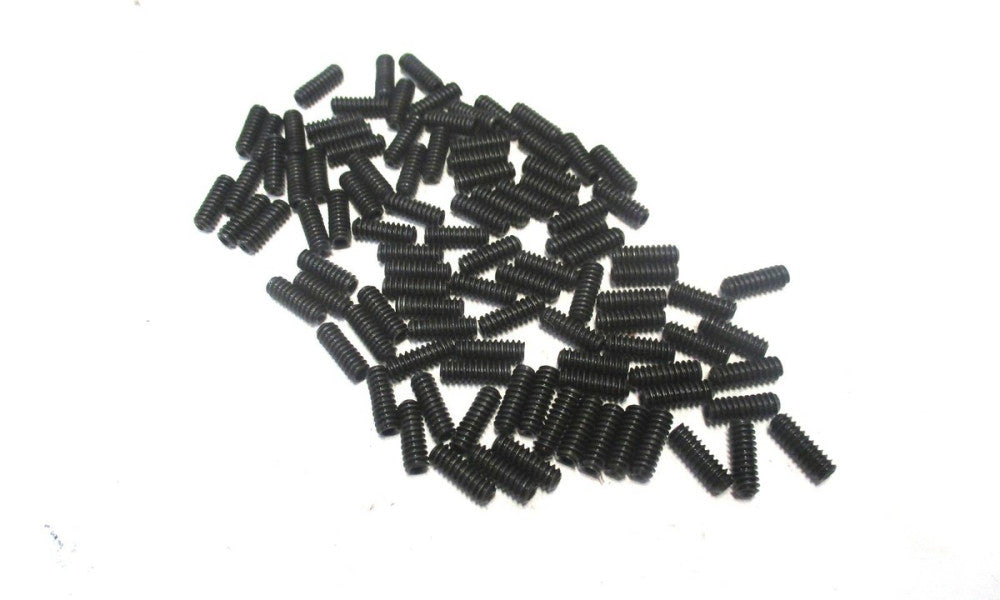 Brighton (101153) #6-32 UNC 3/8" OAL 1/16" Hex Cup Point Set Screw - Lot of 100