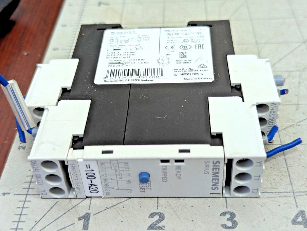 Siemens 3RN1013-1BW10 Thermistor Motor Protection, WORKING PULL [Z3B7]#30