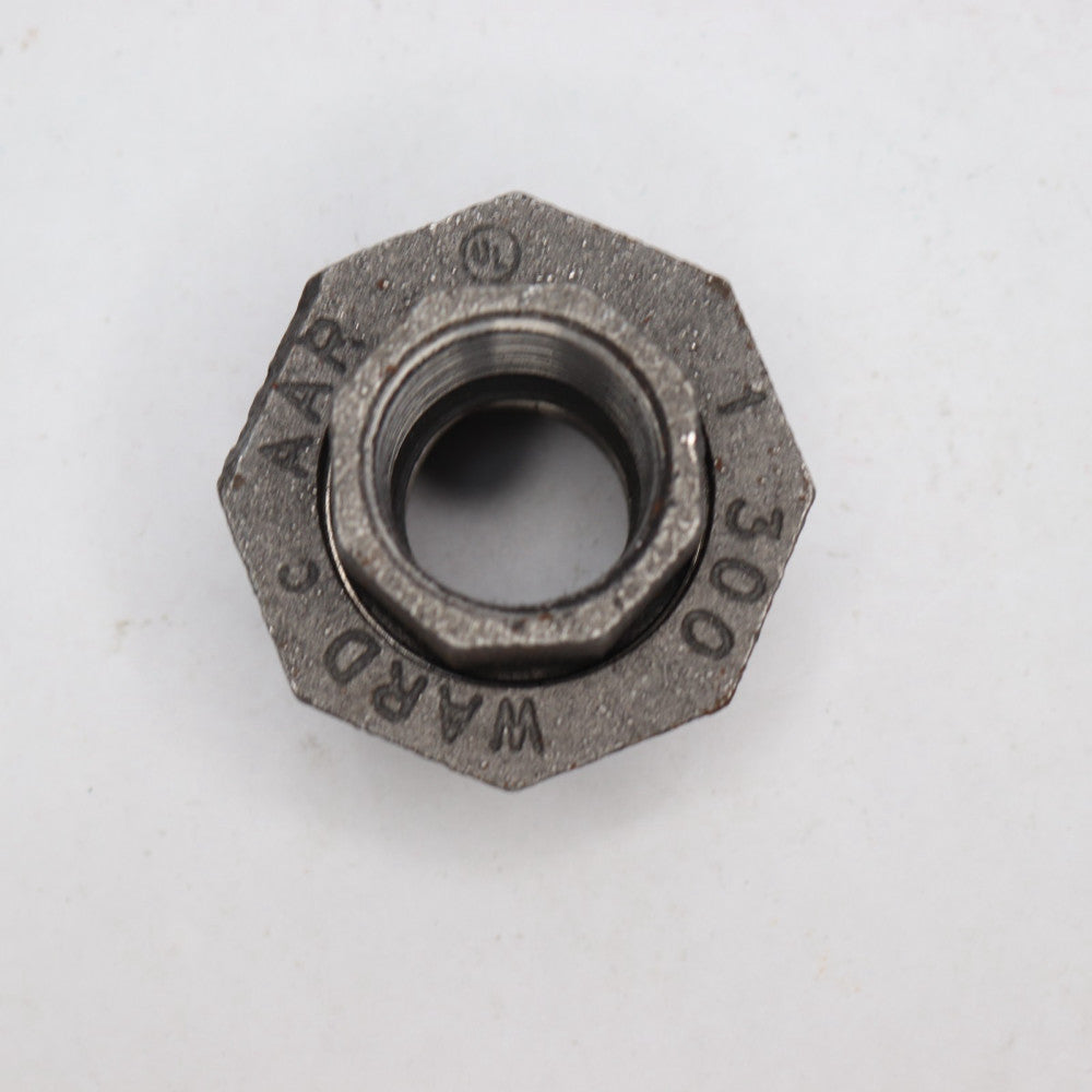 Ward Pipe Union Malleable Iron Black 300# 1"