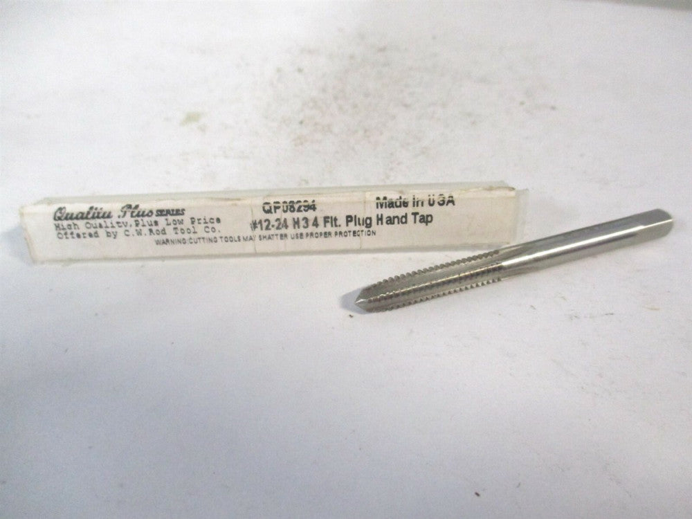 Quality Plus (QP08294) #12-24 H3 4-Flute Plug Hand Tap 
