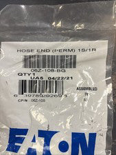 EATON 06Z-108-BG HOSE END (PERM) 1S/1R
