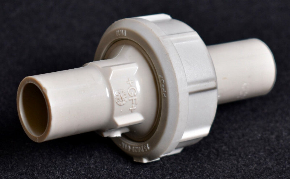 Georg Fischer 25mm 3/4" Union Adapter EPMD PP MET Butt Fusion 727.518.507