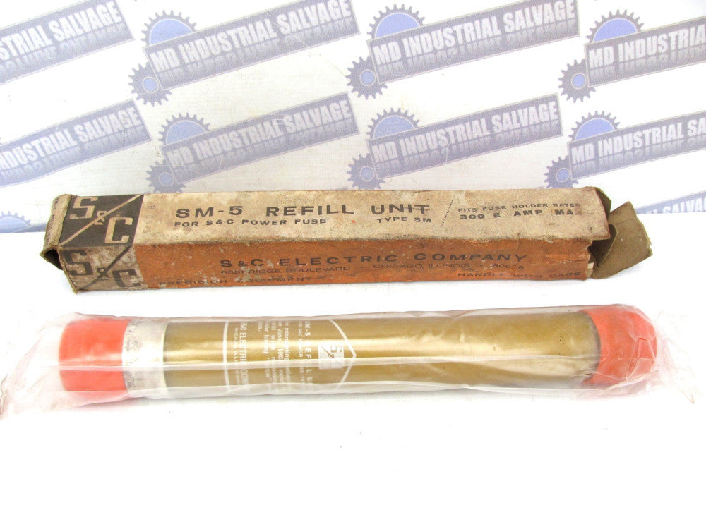 S&C - Power Fuse - SM-5 REFILL - 34.5 KV - AMP 30E - 134050R4 - TCC No 153-4
