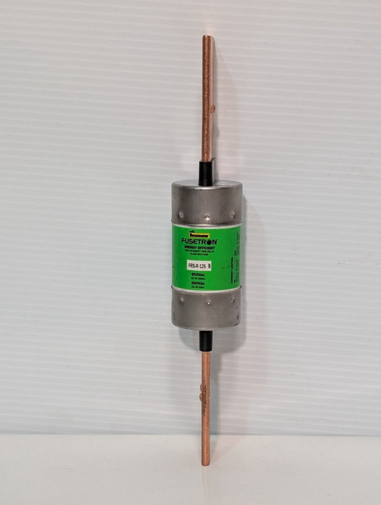 Fusetron FRS-R-125 Time-Delay Dual-Element 125A Fuse, Class RK5, 600vac  300vdc