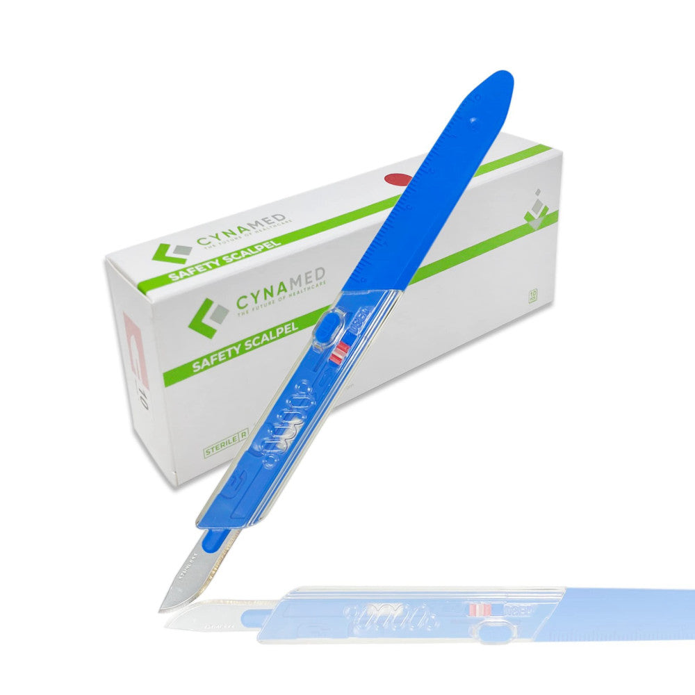 Premium Disposable Scalpel w/Retractable Blade and Measurement Scales ...