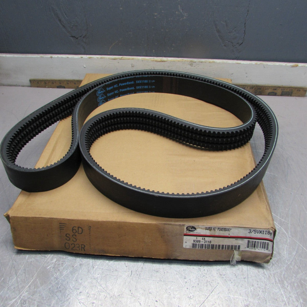 NEW! Gates 3/5VX1180 ,Super HC Power Band Belt, NIB! MAKE OFFER!