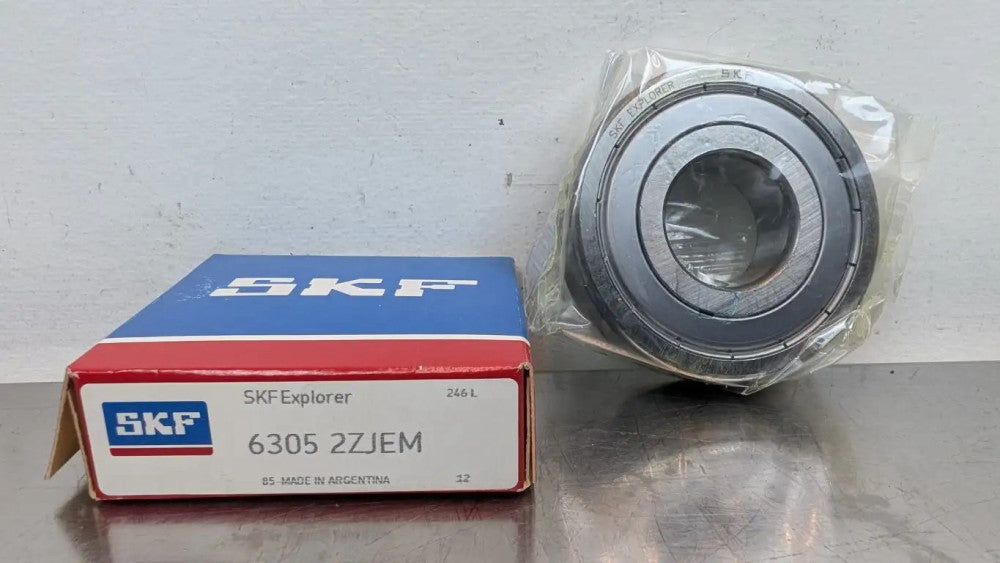 SKF 6305 2ZJEM Deep Groove Ball Bearing 25mm ID 62mm OD 17mm Wide