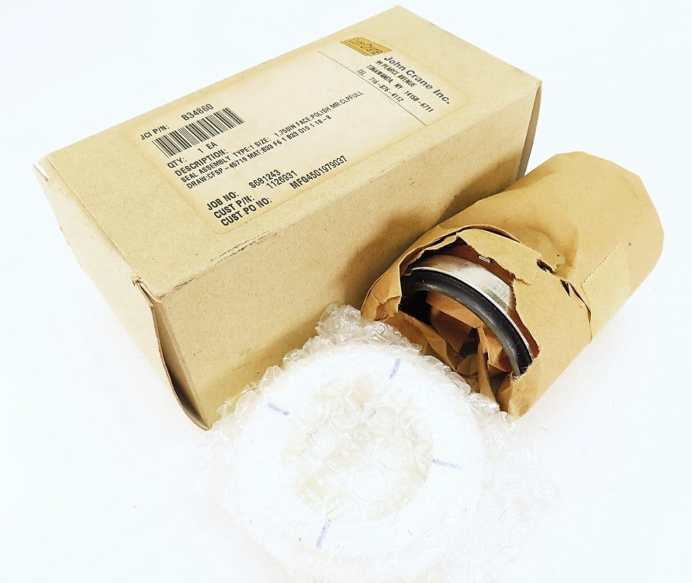 John Crane B34860 1.750" Mechanical Seal Assembly Cartridge NEW IN BOX
