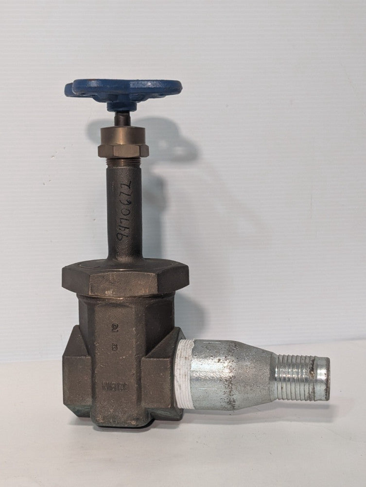 Nibco T-154-A Bronze Gate Valve, 2" FNPT to 2" FNPT,  300 SWP, 600 WOG, T154A