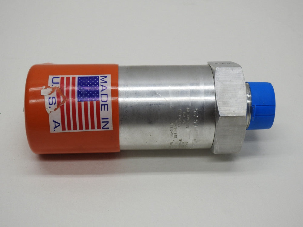 Continental NH3 1-1/4" Safety Relief Valve A-417-AB , AA-417AB - NOB NEW!