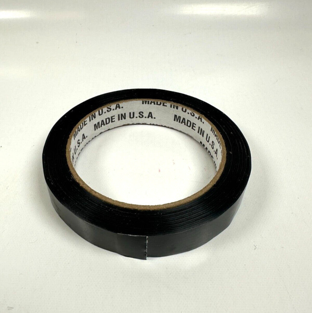 Strapping Tape 105 Black 18mmx55m (Lot of 5) Made In USA 23269 - Fast Ship