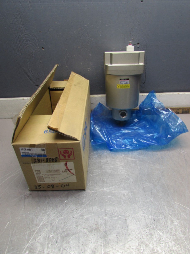 BRAND NEW! SMC AFF37B-N10D-T , 1" Main Line Pneumatic Filter Housing,MAKE OFFER!