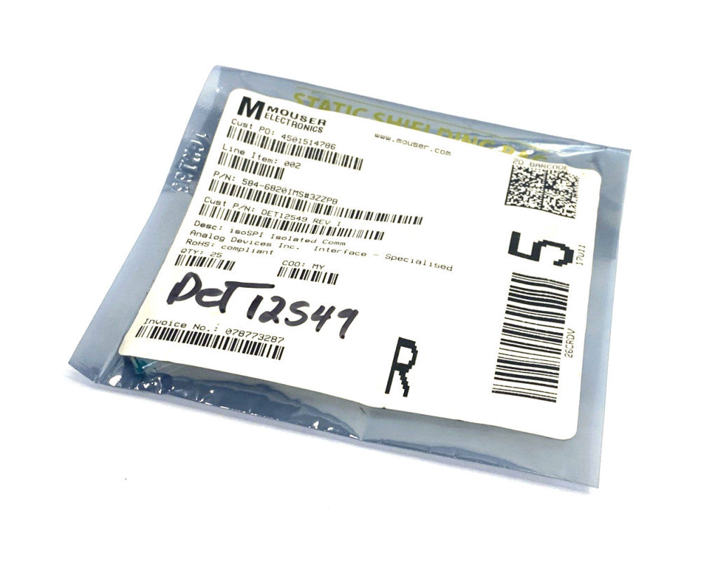 Analog Devices 584-6820IMS#3ZZPB LTC6820 isoSPI Isolated Communication 25-PACK