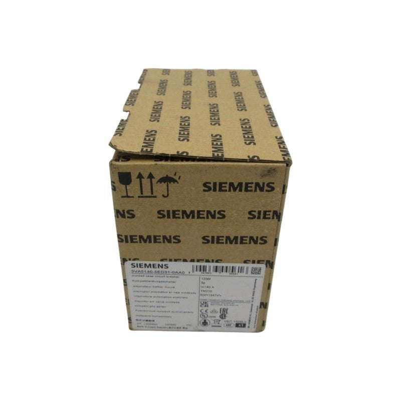 SIEMENS 3VA5140-5ED31-0AA0 347V 40A NSMP