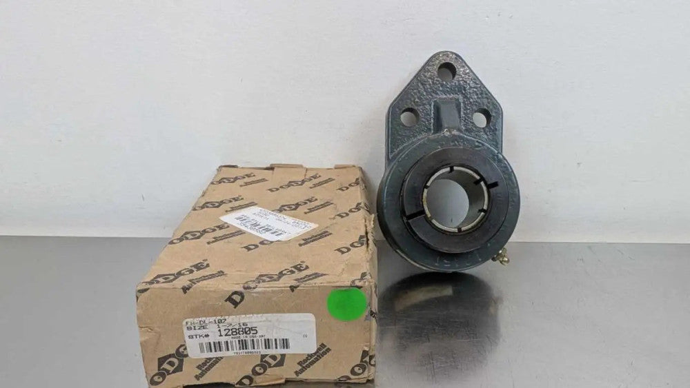 Dodge FB-DL-107 3-Bolt Flange Mount Ball Bearing 128805 1-7/16" ID