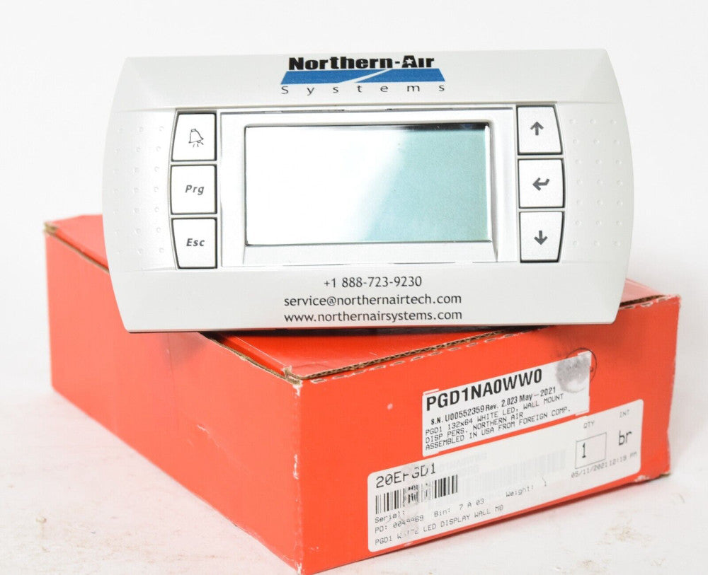 Carel Northern Air Systems PGD1NA0WW0 LED Wall Mount Display NEW